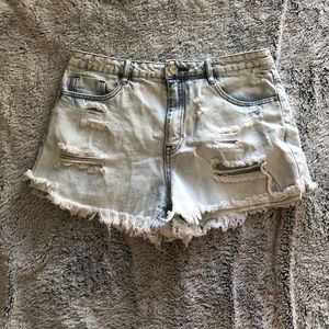 High waisted shorts